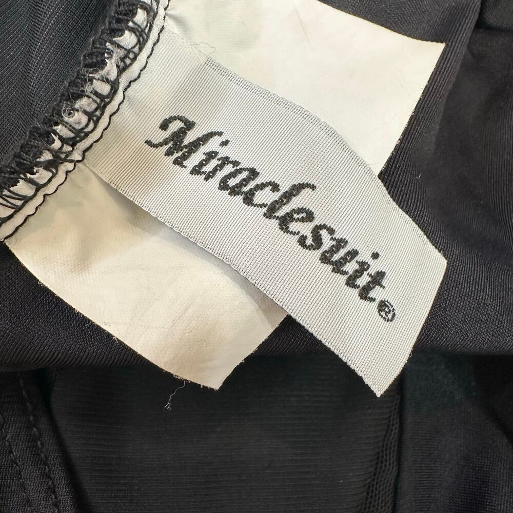 Miraclesuit‎ Jena One Shoulder One Piece Mesh Swimsuit | Black | SZ 16 - Picture 9 of 9